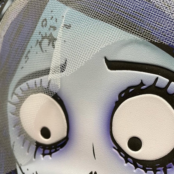 Loungefly Tim Burton Corpse Bride Emily Wedding Day Bouquet Mini Backpack - Picture 6 of 9